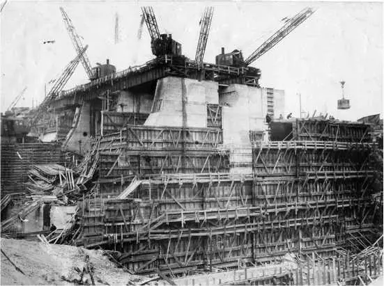 Строительство Днепровской ГЭС Днепрострой построен советский - фото 1