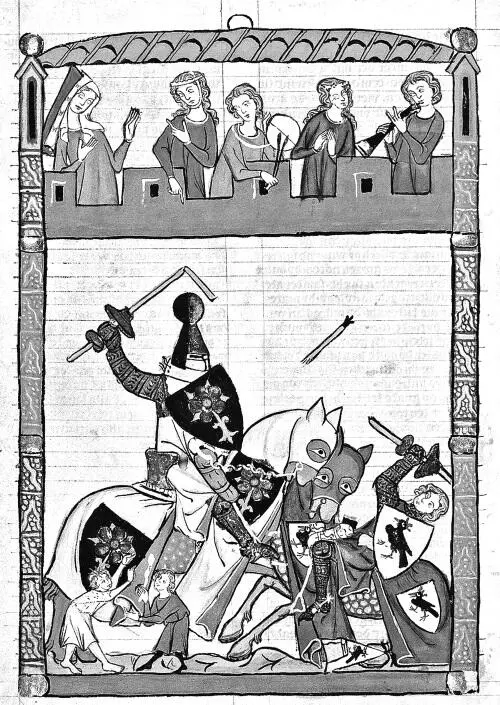 Рыцарский турнир из старинной книги Рыцарская конница была главное силой на - фото 26