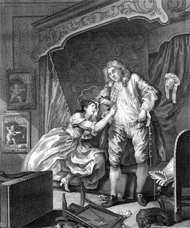 Уильям Хогарт После 1736 гравюра на меди До соблазнения на туалетном - фото 66