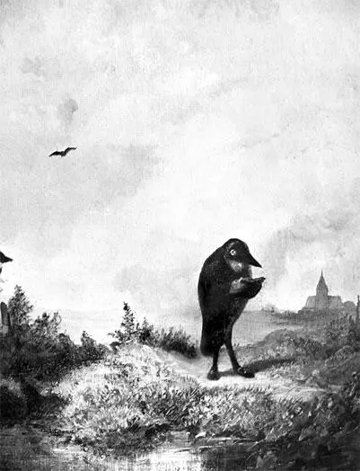 Карл Шпицвег Ворон 1845 дерево масло Есть у Шпицвега и весьма необычная - фото 128