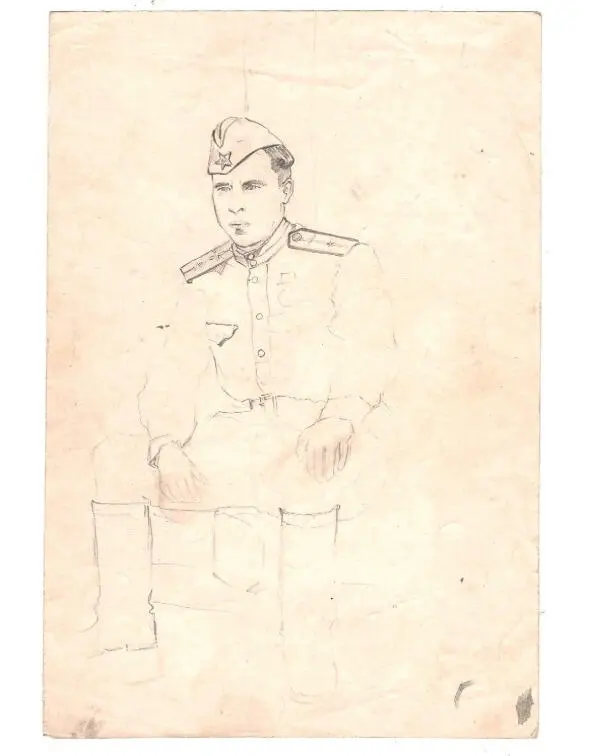 Рисовал мой старший брат Дмитрий СевероЗападный фронт зима 1941г - фото 8