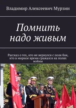 Владимир Мурзин - Помнить надо живым. Рассказ о тех, кто не вернулся с поля боя, кто в мирное время сражался на полях войны