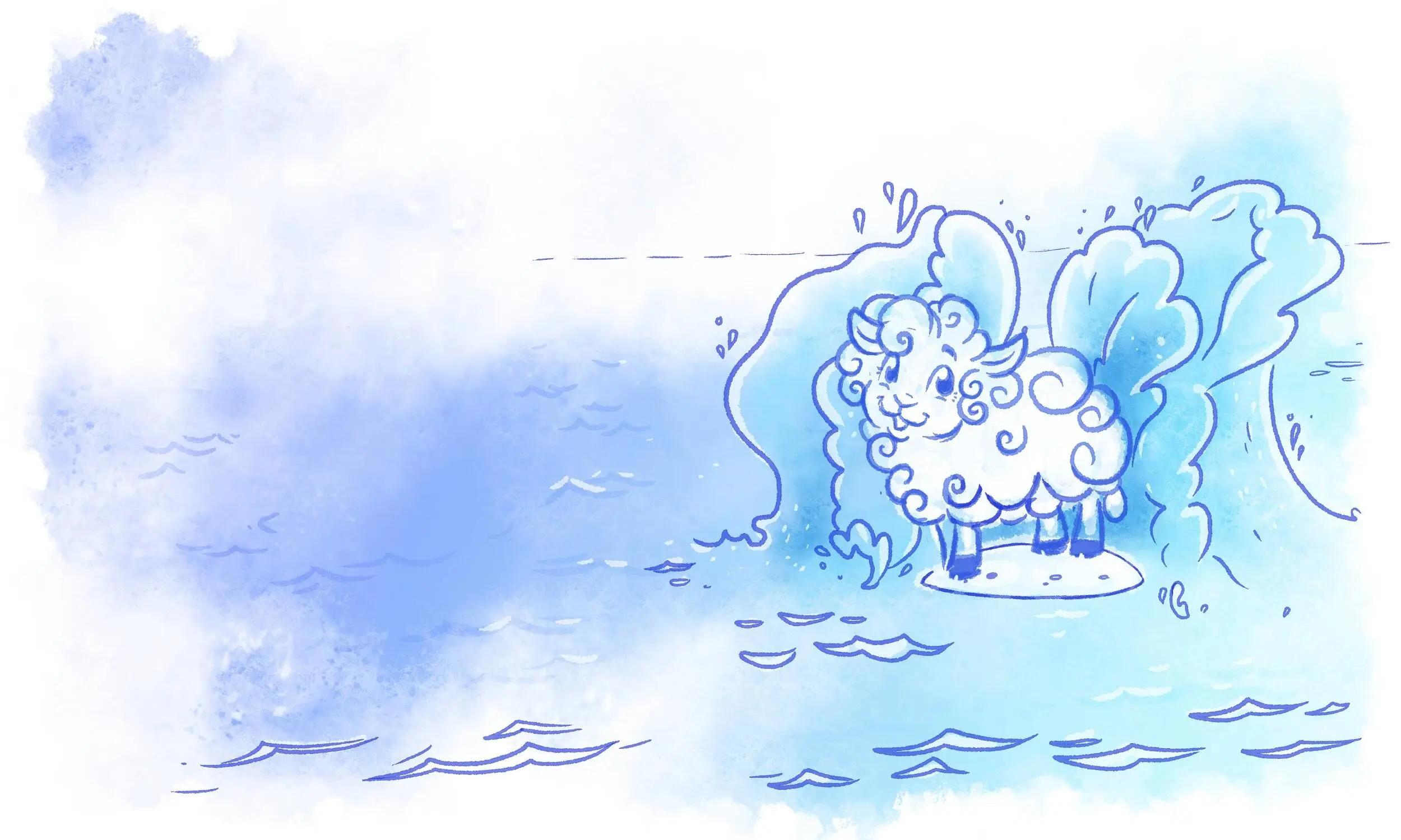 What about you Can you draw the ocean hugging a sheep The Third Tale Red - фото 4