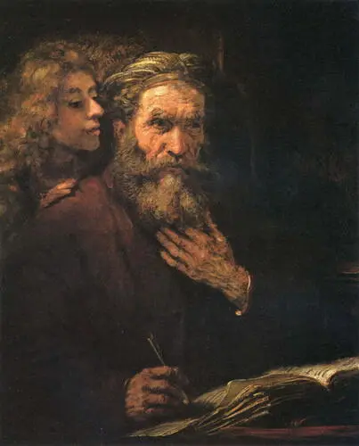 Святой Матфей Рембрант Харменс ван Рейн 1661 Иосиф обручен с Марией Был - фото 1