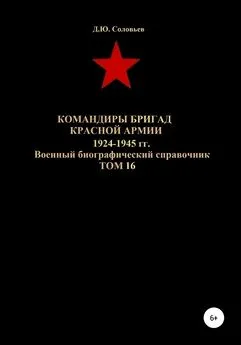 Денис Соловьев - Командиры бригад Красной Армии 1924-1945 гг. Том 16