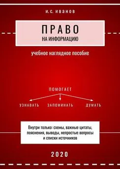 И. Иванов - Право на информацию. Учебное наглядное пособие