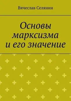 Вячеслав Селянин - Основы марксизма и его значение