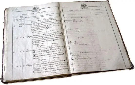 В данной метрической книге Тихвинской церкви г Симбирска за 1881 г под - фото 36