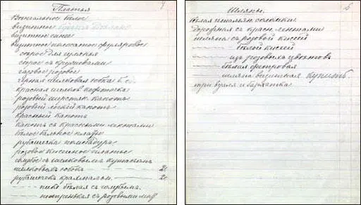 Список приданого графини Е Н Хвостовой составленный при заключении брака с - фото 61