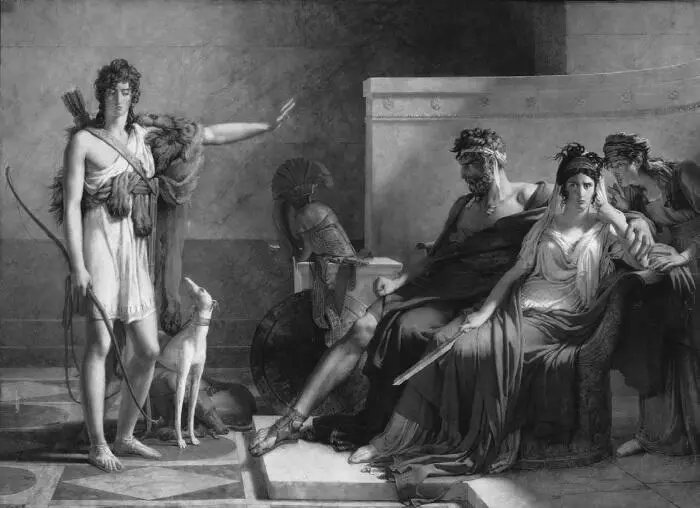 ПьерНарсис Герен Федра и Ипполит 1802 холст масло В древнегреческом мифе - фото 12