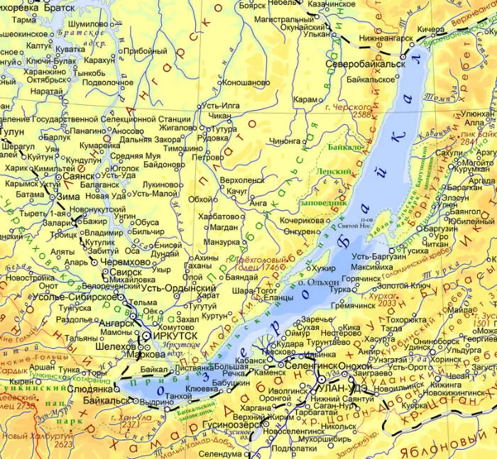 Фото 2 Общая карта Байкала Во многих районах Байкала магма настолько близко - фото 4