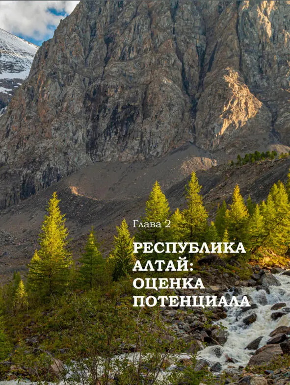 ГЛАВА 2 Республика Алтай оценка потенциала Ключевым элементом обоснованности - фото 4