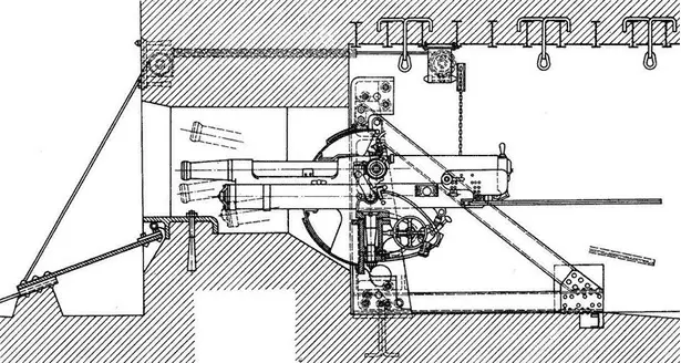Сх 2 76мм пушка обр 1902 г на капонирном лафете обр 1932 г Позднее - фото 2