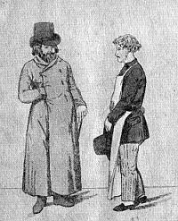 Хозяин и работник Рисунок из книги Волшебный фонарь изд в 1817 г Новое - фото 22