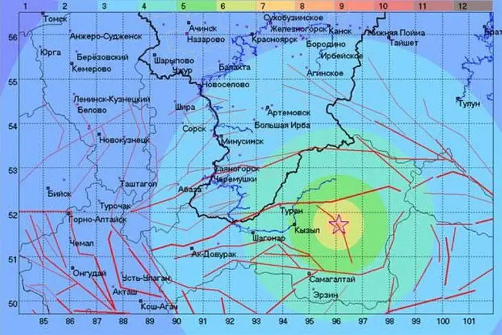 Карта МЧС Красноярского края для информированности населения относительно - фото 23