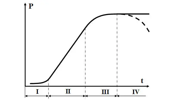 Рис 12 Sобразная кривая роста Где P параметр t время В качестве - фото 5