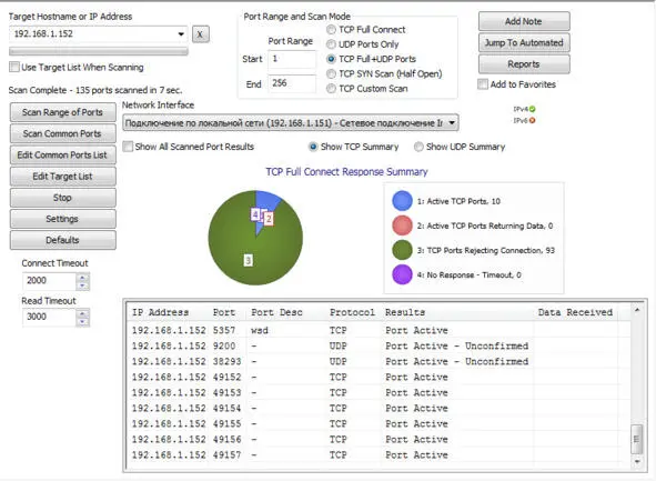 Рисунок 111 Результаты сканирования TCPпортов Рисунок 112 Результаты - фото 16