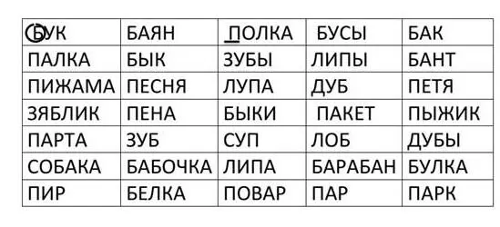 Задание Букву Б обвести в кружок Букву П зачеркнуть Цель Закрепить - фото 2