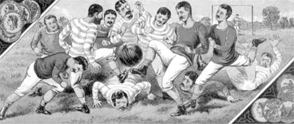 Рис 116 Футбол толпой в средневековой Англии Власти Англии предпринимали - фото 16