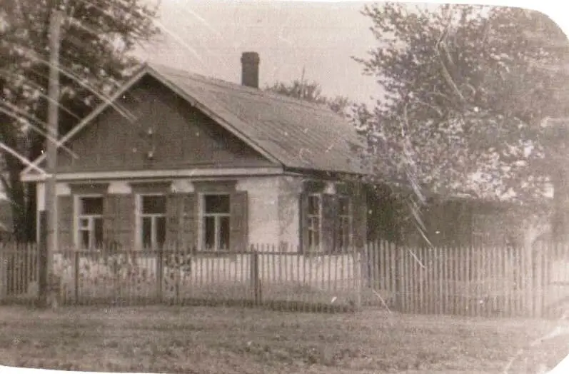 Вот старая фотография дома тёти Фани Это Большая Мартыновка Ростовской - фото 15