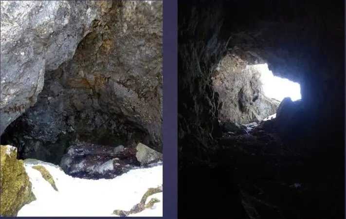 Как бы не уродовали пещеру добытчики металлов на выходе из пещеры виднеется - фото 4