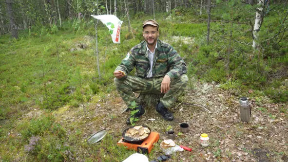 Вот оно настоящее счастье лесопатолога Сделал работу пришёл на бивак а тебя - фото 140