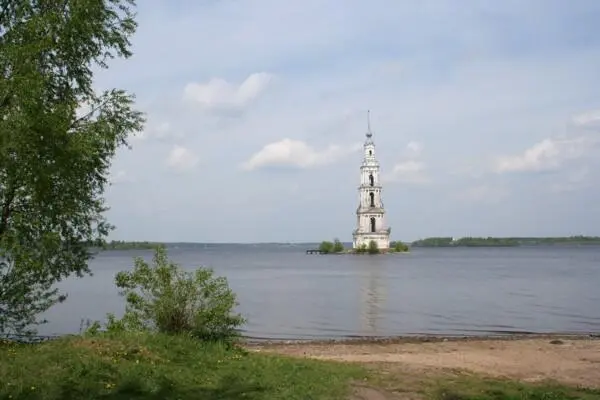 Колокольня Никольского собора Троицкого монастыря г Калязин Тверская обл - фото 21