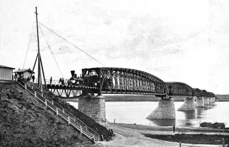 Железнодорожный мост через реку Обь Железнодорожный мост через реку Лебяжья - фото 1