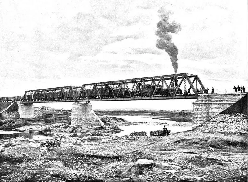 Железнодорожный мост через реку Яю Путиловский завод один из крупнейших - фото 4