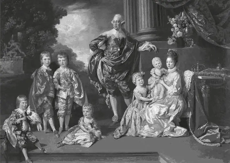 Йохан Цоффани Георг III с семьей 1770 Дед Виктории король Георг III был - фото 4