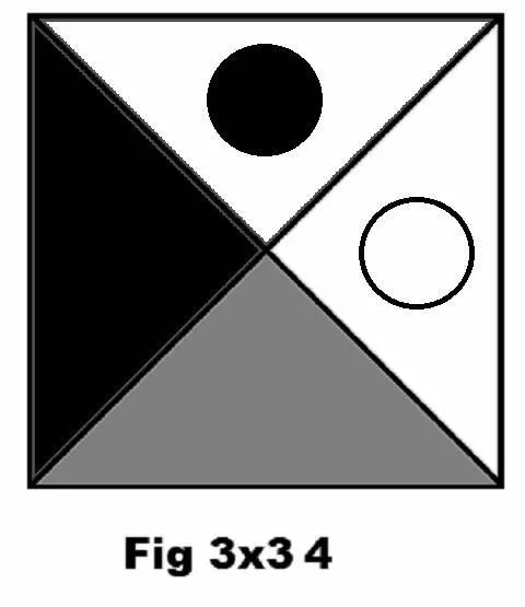 Цветной вариант Левый треугольник чёрный Верхний треугольник красный - фото 4