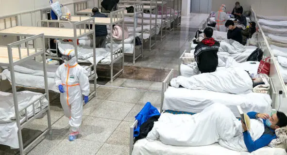 Коронавирус 2019nCoV в Китае Новопостроенный госпиталь за 10 дней - фото 1