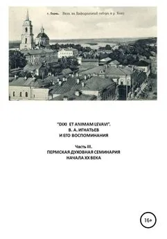 Василий Игнатьев - «DIXI ET ANIMAM LEVAVI». В. А. Игнатьев и его воспоминания. Часть III. Пермская духовная семинария начала XX века