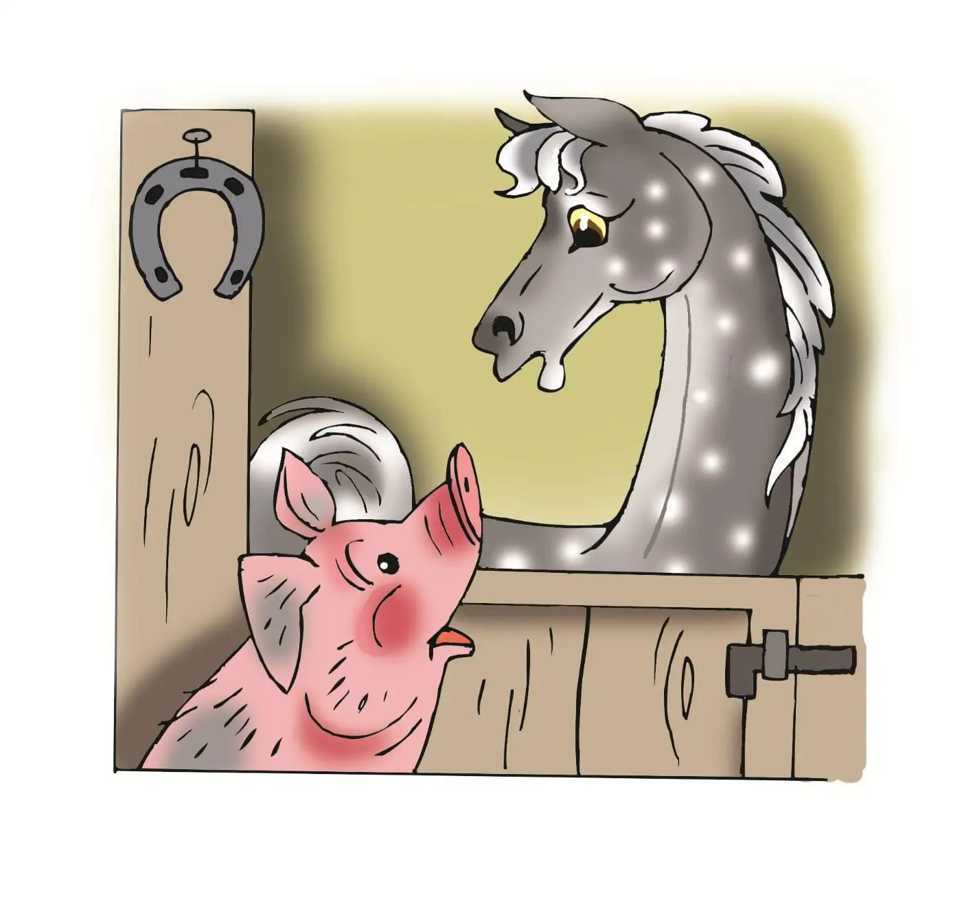 Свинья и Лошадь Поселились в одном доме Свинья и Лошадь Через некоторое время - фото 2