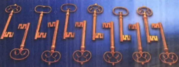 Ключи от всех 12 ворот города которые аксакалы вручили Черняеву Черняев - фото 4