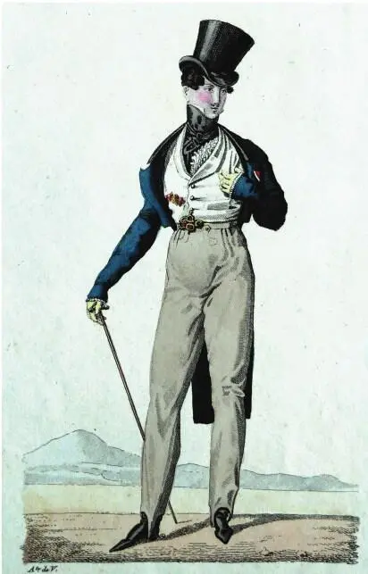 Модная картинка Observateur des Modes Ок 1820 Буржуа хочешь получить - фото 19