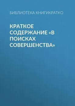 Библиотека КнигиКратко - Краткое содержание «В поисках совершенства»