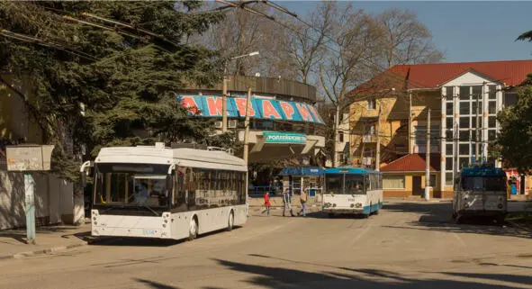 Алушта Троллейбусное кольцо Посадка С алуштинского автовокзала С остановки - фото 31