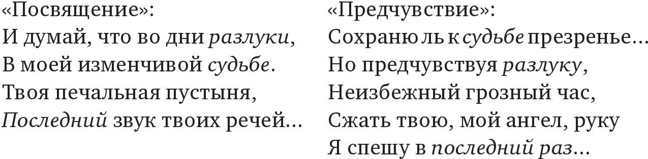 Такие совпадения находим и в других стихах Исчерпывающее объяснение - фото 1