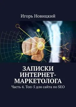 Игорь Новицкий - Записки интернет-маркетолога. Часть 4. Топ-5 для сайта по SEO