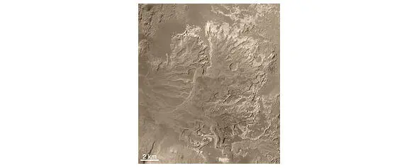 Дельта высохшей реки Эберсвальде фото Mars Global Surveyor Микрофотография - фото 13