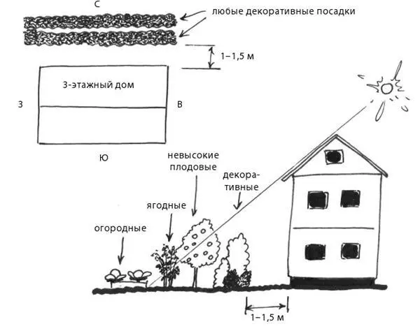 Рис 3Положение с теневой северной стороны построек на расстоянии 115 м от - фото 5