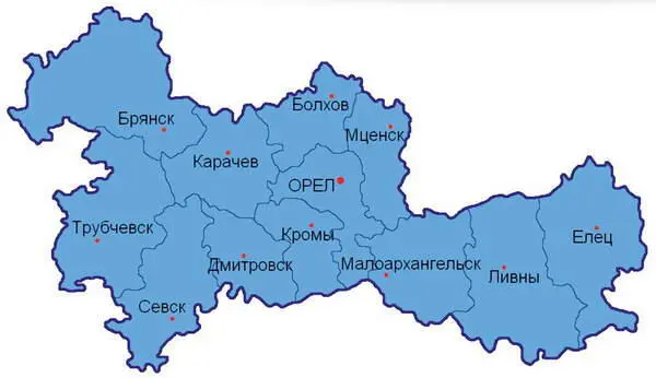 Орловская губерния в XIX в Герб Орловской губернии - фото 6