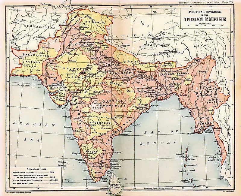 Британская Индия и туземные княжества в 1909 годуисточник информации - фото 2