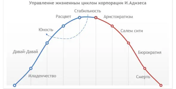 Рисунок 3 Жизненный цикл корпорации Давайте пройдемся по этим этапам более - фото 3