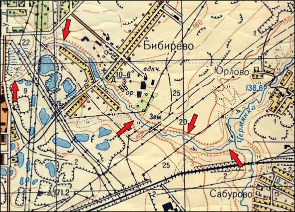 Альшанка Карта Москвы 1968 года Название и его этимологияАльшанка - фото 30