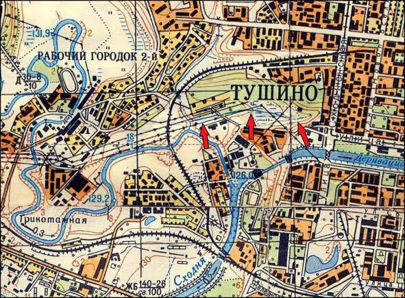 Банный ручей Карта Москвы 1968 года Название и его этимологияБанный ручей - фото 34