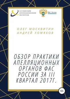 Андрей Хомяков - Обзор апелляционной практики ФАС России за III квартал 2017 г.