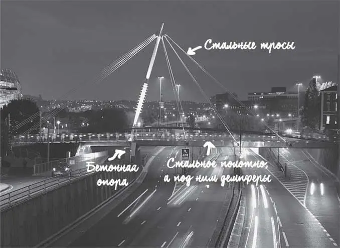 Пешеходный мост Нортумбрийского университета построили в 2007 году и он - фото 2