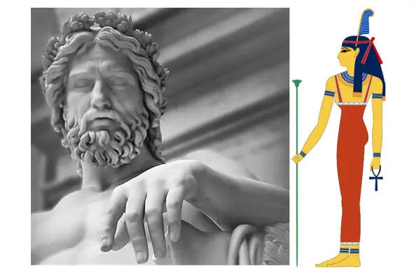 Вершители судеб людей бог Зевс из древнегреческой мифологии и богиня Маат в - фото 10